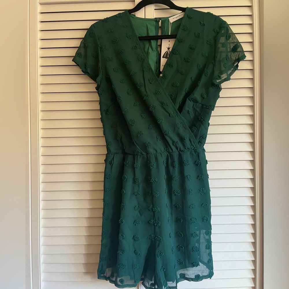 NWT green romper